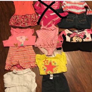 Little Miss Shirts & Tops - Girls 13 Pc Bundle Sz 24 Months Little Miss Shirts & Tops - Girls 13 Pc Bundle Sz 24 Months